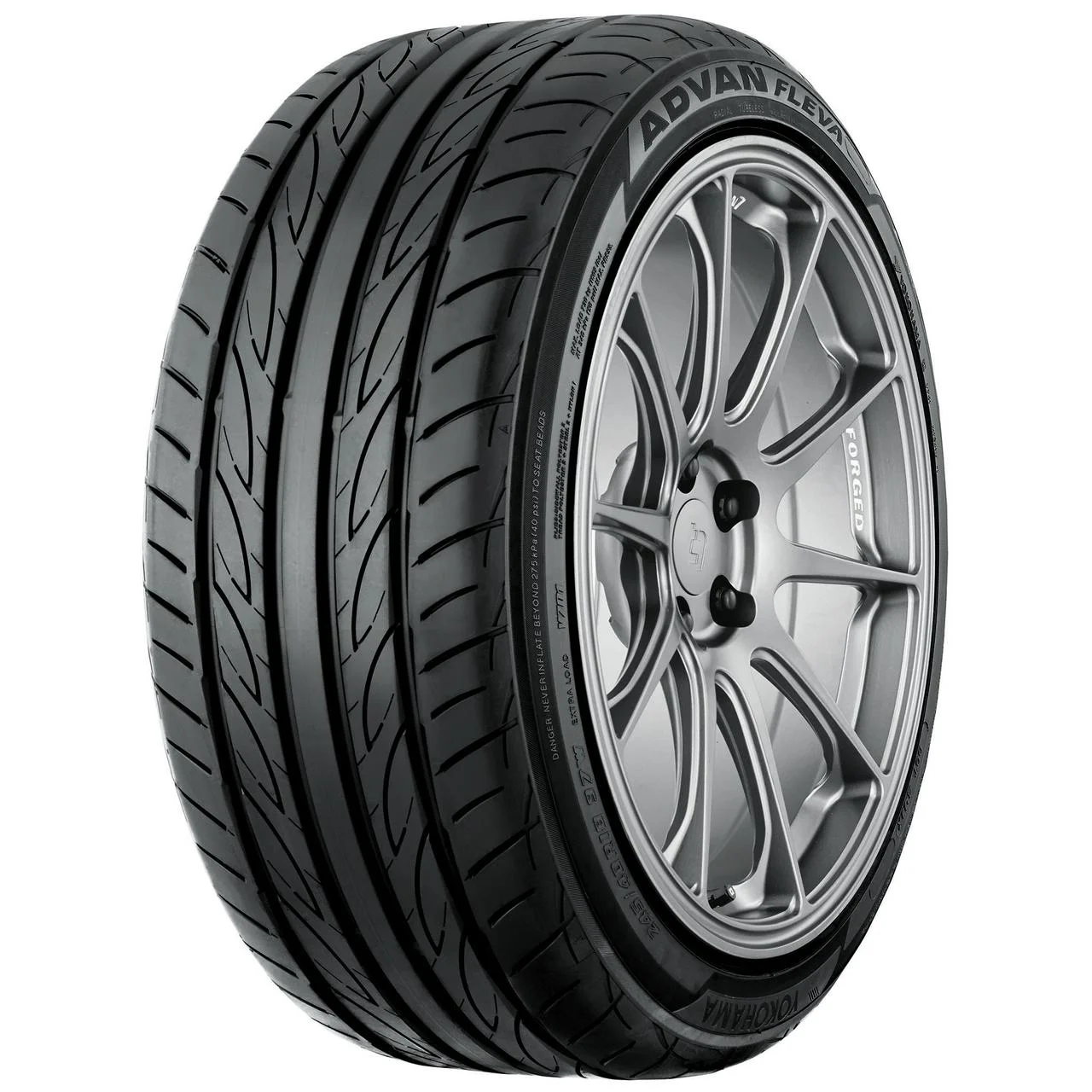 Yokohama Advan Fleva V701 Summer 205/40R17 88W XL Passenger Tire - Image 3